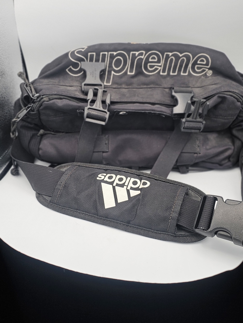 Black Crossbody Belt Bag